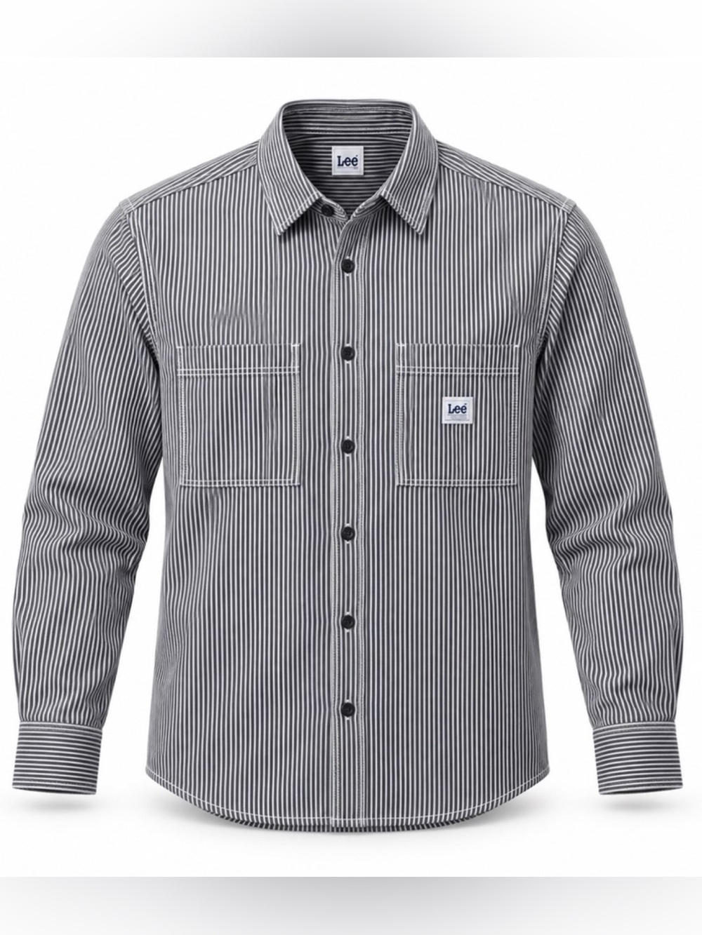 Lee Kacey Hickory Stripe Work Shirt Size: XL (Men)